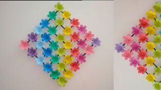 Room Decoration Paper Wall Hanging / Beautiful Paper Flower Wall Mate / Easy Paper DIY Craft