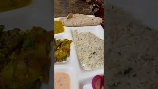 Varanasi special veg thali with raita❤️❤️shortsvideo shorts shortvideo food foodie varanasi