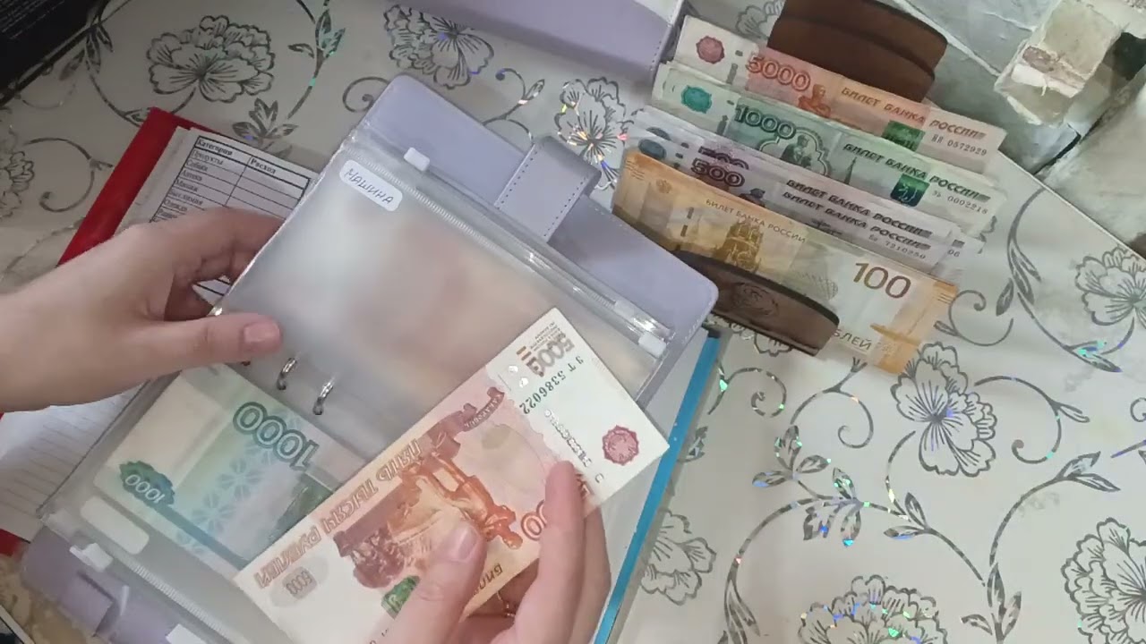 Февраль 2026г. Чек #3 Распределение денег по конвертам 📩 36'900₽👛