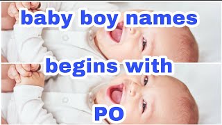 #shorts Baby boy names begins with PO //Subscriber reply /jeyo vlogs