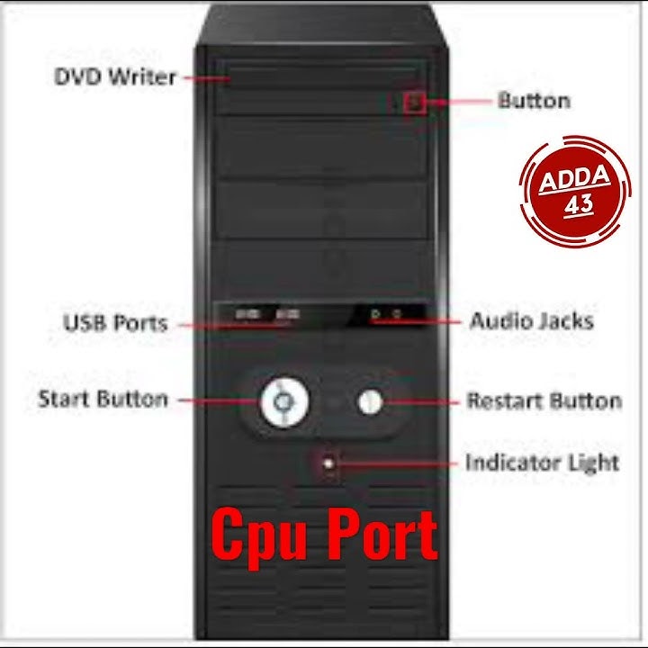 CPU Front panel port Name #cpu #cpuport#computer #viralvideo # ...