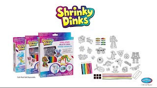 Shrinky Dinks Creative Pack 10 Sheets Crystal Clear Kids Art and Craft  Activity