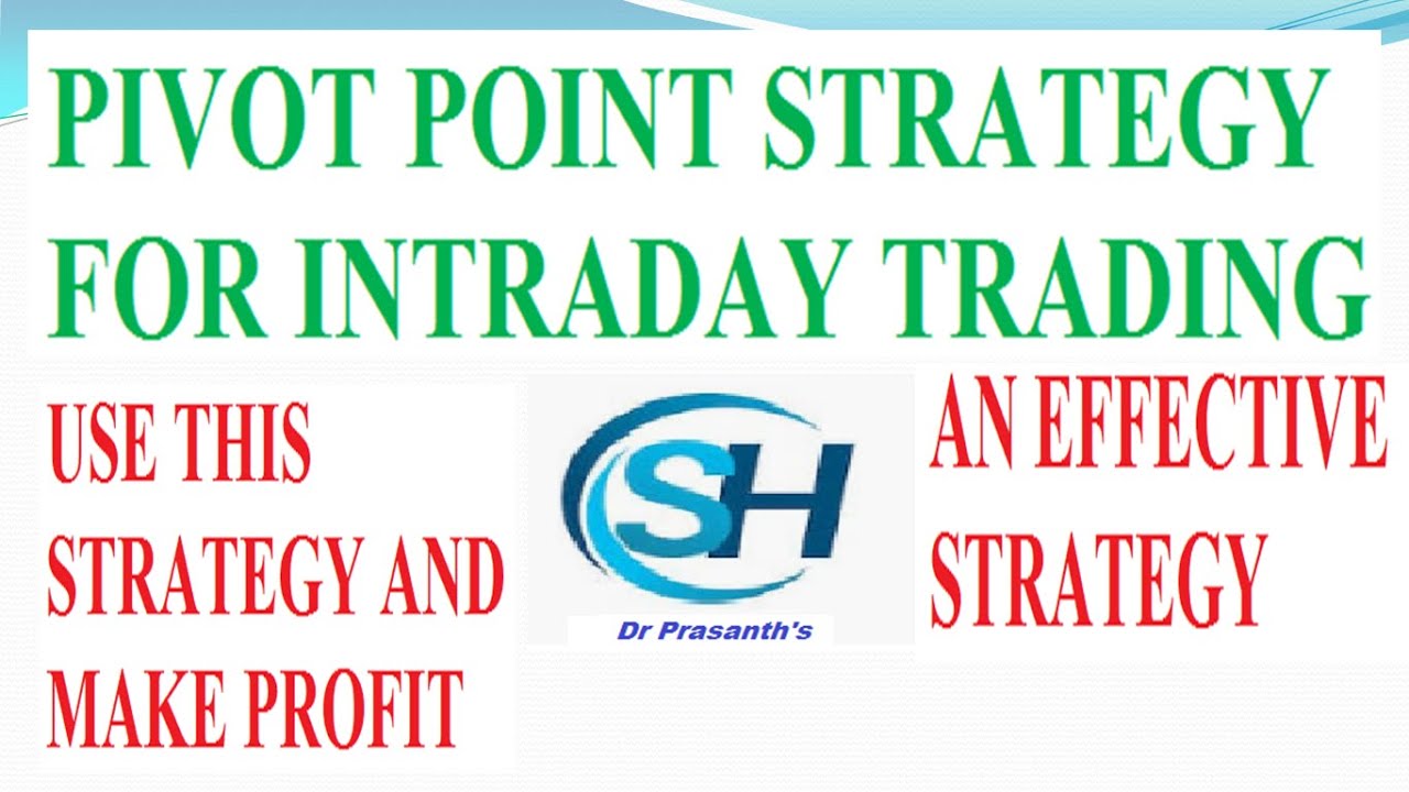 Pivot Point Strategy Pivot Point For Intraday Trading Pivot Point