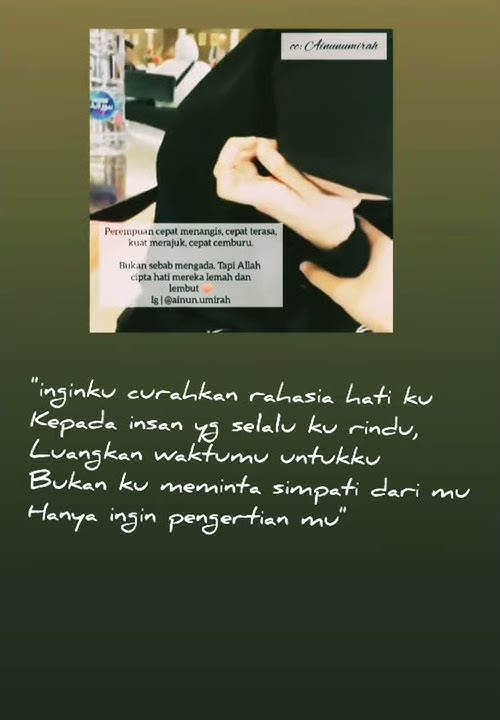 Story wa 'Rindu kamu' #storywasedih
