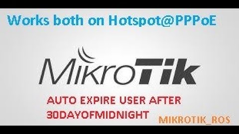 User Manager | Automatically Disable Users on MikroTik Usermanager | Simple method |