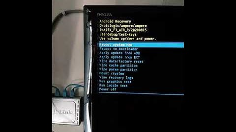 Android Box A95X F3 Air Fail to reboot after reset factory