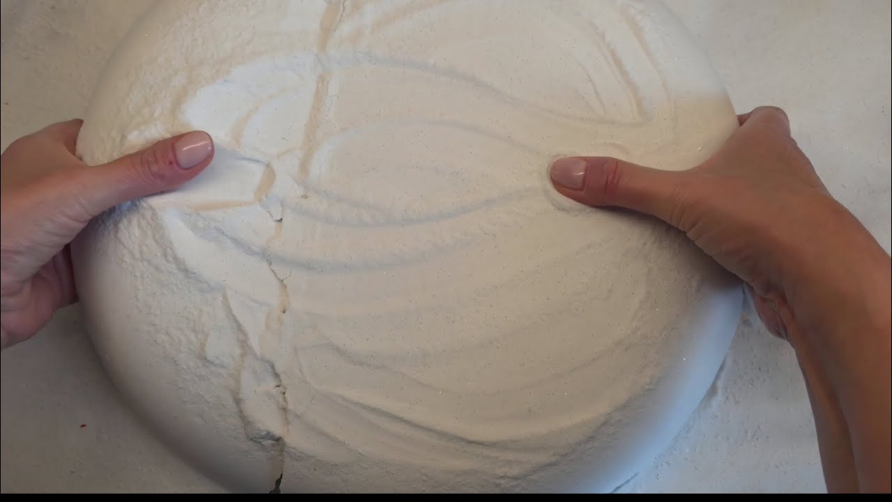 Big block of baking soda #asmr #oddlysatisfying #bakingsodaasmr #satisfying #asmrsounds #bakingsoda 