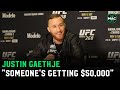Justin Gaethje: If I don’t get a title shot, I’m going to war; Talks Daniel Cormier tweets