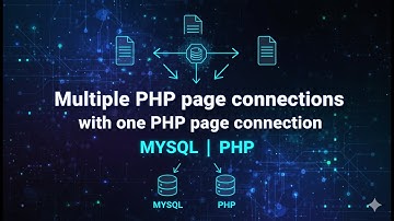 Multiple php page connections with one php page connection | mysql | php