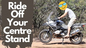 Heavy Adventure Bike: ON & OFF the Centre Stand 💪😎