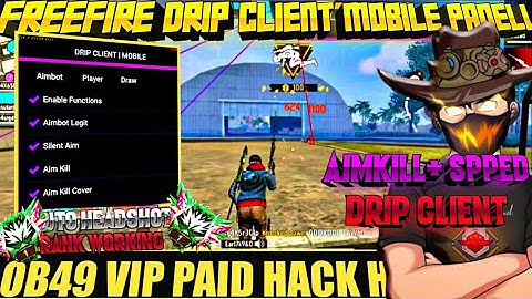 DRIP CLIENT MOD MENU FREE | HG CHEAT MOD MENU FREE | NEW OB50 NEW UPDATE HACK | NO BAN NO BLACKLIST