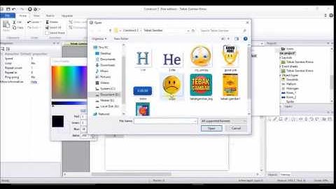 TUTORIAL GAME TEBAK GAMBAR DENGAN CONSTRUCT