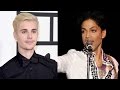 justin bieber shades prince on instagram?