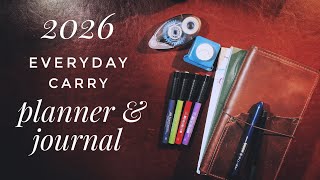 2026 Travelers Notebook Setup - Functional Planner and Bullet Journal