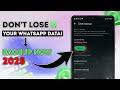 NEVER Lose Your Chats! How to Backup WhatsApp Messages Safely (2025 Guide!)