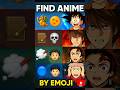 Guess the anime by emojis #shorts #anime #quiz #dragonball #deathnote #demonslayer #jujutsukaisen