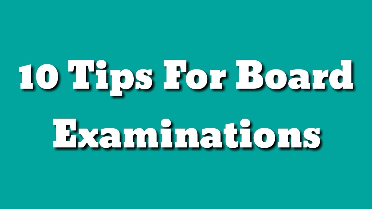 10 Tips/Tricks To Score Better Marks In Board Exams .... !!! - YouTube
