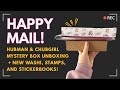 Hubman &amp; Chubgirl Mystery Box, New Stickerbooks, and Dreamy Washi | Unboxing
