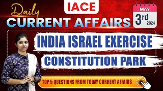 May 3rd 2024 Current Affairs | Today Current Affairs | DAILY CURRENT AFFAIRS in Telugu | IACE