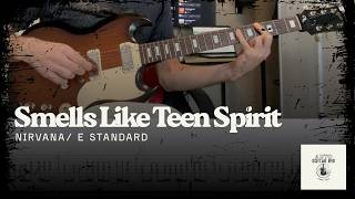 Smells Like Teen Spirit - NIRVANA | Guitar tab + cover + backing track AUTO GUITAR RIG