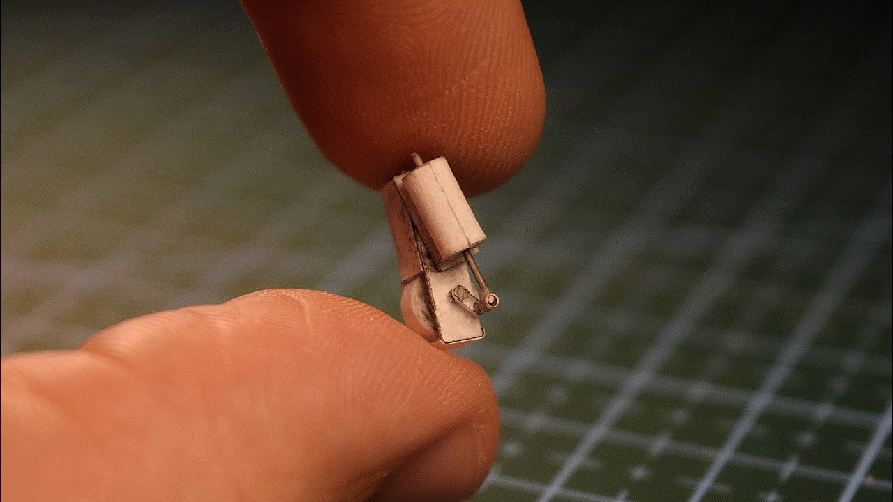 Oscillating cylinder paper engine / Бумажный двигатель с качающимся цилиндром