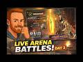 🔥 LIVE ARENA BATTLES for MARIUS MISSIONS! DAY 2 | Raid Shadow Legends 🔥