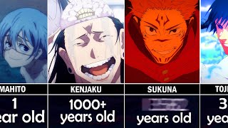 Who is the OLDEST? Ages of Jujutsu Kaisen characters!