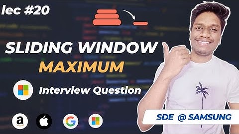 #20 Maximum of All Subarrays of Size K | Sliding Window maximum | Queue Data Structure | CodeOps