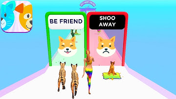 PET WALKER 3D game BEST LEVEL SCORE GAME 💕🌈👩🏻‍🦰 Gameplay All Levels Walkthrough iOS Android New Game