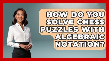 How Do You Solve Chess Puzzles With Algebraic Notation? - The Chess Codex