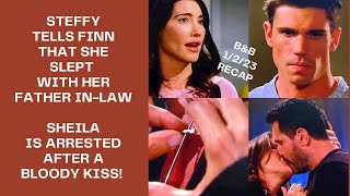 RECAP January 2nd 2023 | The Bold & The Beautiful FINN LEARNS THE TRUTH |  BILL & SHEILA BLOODY KISS