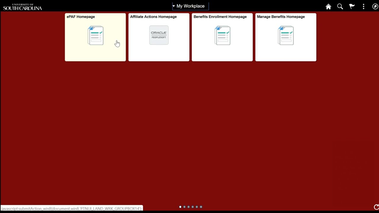 GT eForms™ Demo: PeopleSoft Fluid ePAF Homepage - YouTube