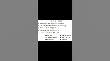 Negative Commands in English #command #sentence #english #englishgrammar #education #negativecommand