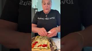 Make a pesto artisan flatbread with me!
