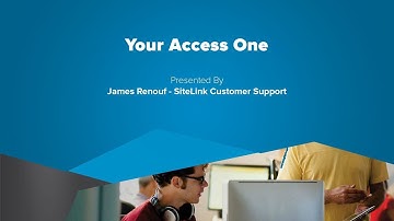 Your Access One - SiteLink Training Video