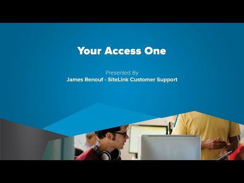 Your Access One - SiteLink Training Video