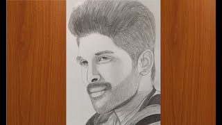 How to draw  Allu Arjun Step by step/ Pencil Sketch/Drawing tutorial.