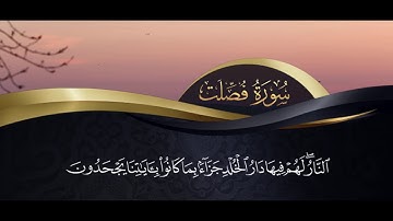 ما تيسر من سورة فصلت - بلال قميحة