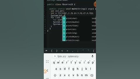 الجافا Java-مصفوفه ثنائيه Array 2D -١-برنامج عكس عناصر المصفوفه Program inverse array 2D .