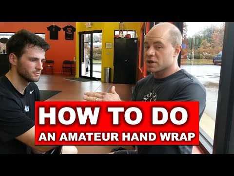 HOW TO DO AN AMATEUR BOXING HAND WRAP