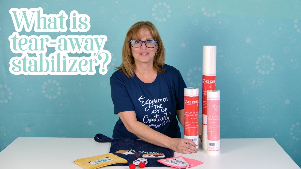 Kimberbell Stabilizer Hoop-La: It's Tear-Away Tuesday, With All You Need to  Know About Machine Embroidery Tear-Away Stabilizer!