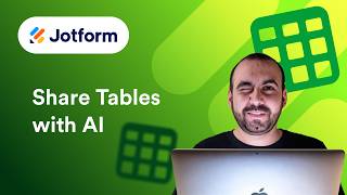 How to Share Your Tables with AI
