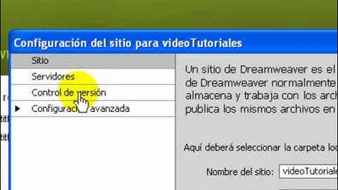 Crear sitio en Dreamweaver CS5