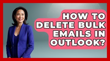 How To Delete Bulk Emails In Outlook? - TheEmailToolbox.com