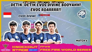 MOMEN EPIC!! EVOS DIVINE PANEN KILL DAN BOOYAH KEDUA!! DI MATCH 6 FFWS SEA 2024 SPRING WEEK 3 DAY 3