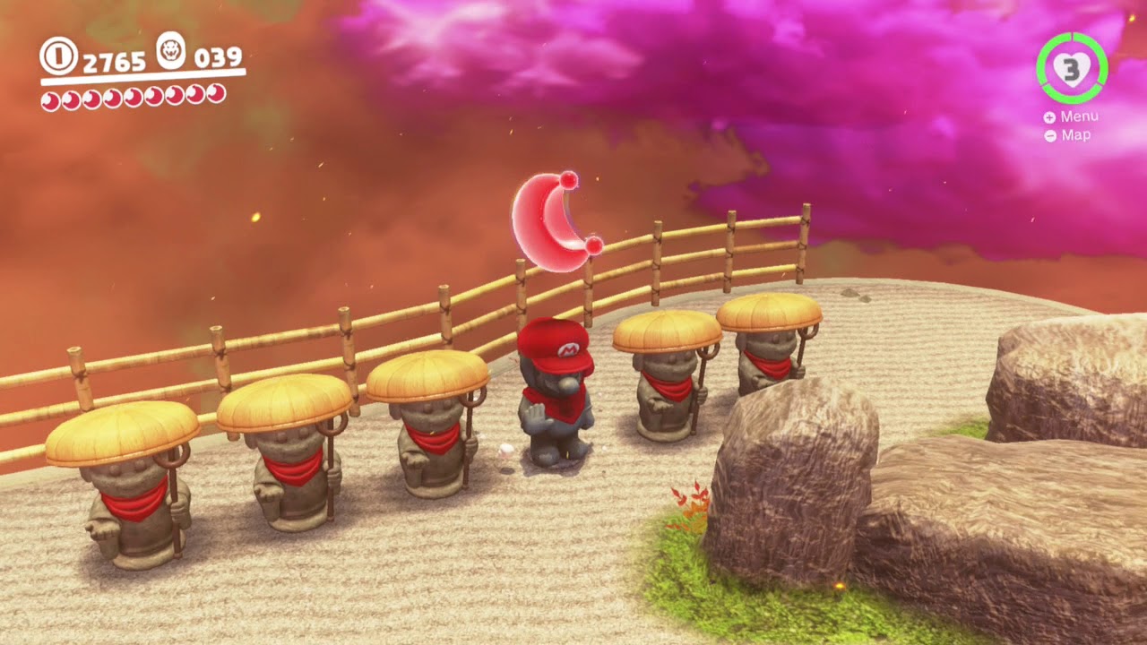 Bowser's Kingdom Power Moon 24 Jizo All In A Row YouTube