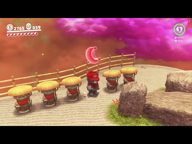 Bowser's Kingdom Power Moon 24 - Jizo All In A Row - YouTube