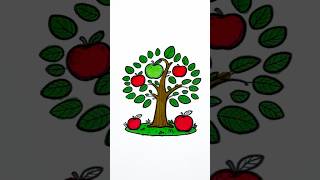 Tree coloring pages #art #shorts #youtubeshorts #drawing #love #life #pazuplaytime #diy #coloring