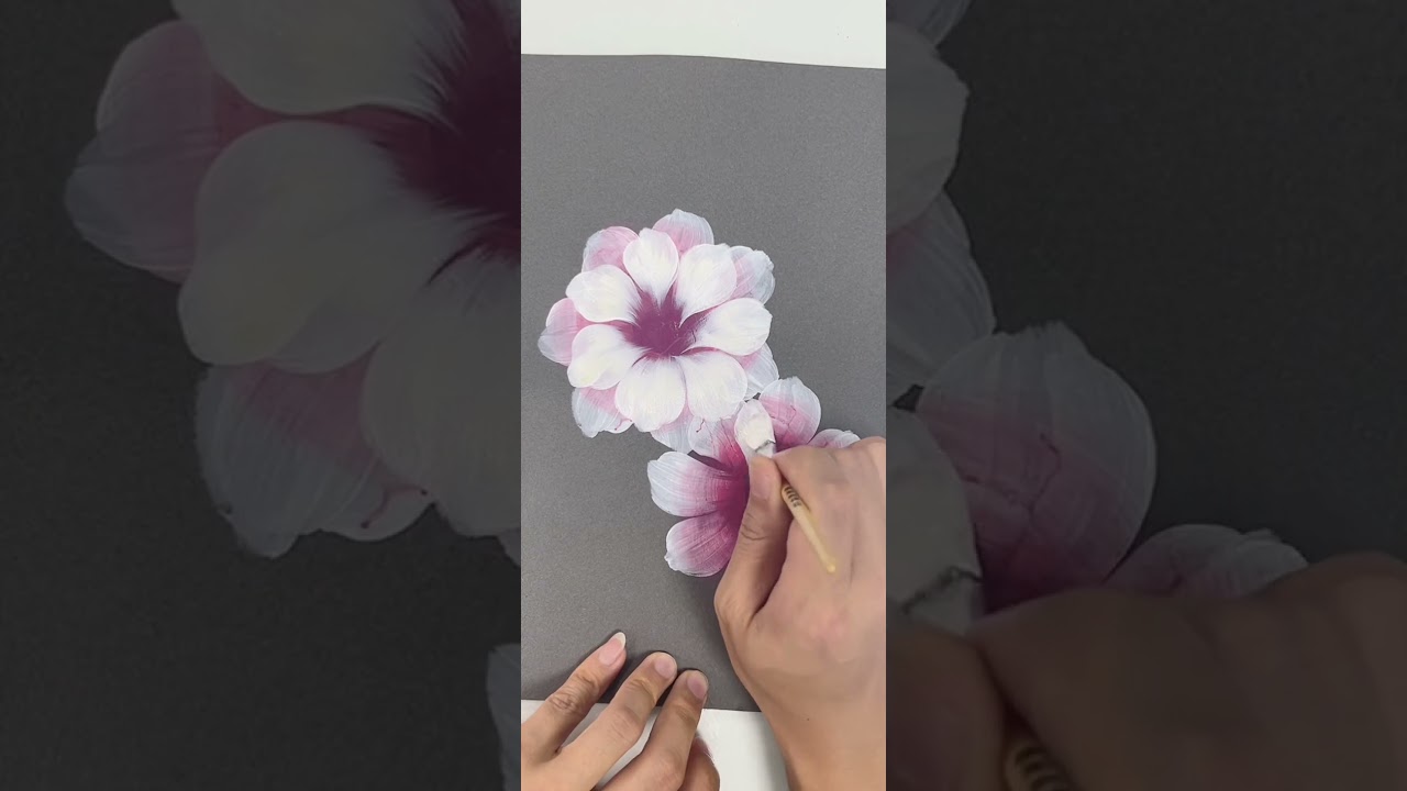 Double layer round pen hand drawing #nails #beautynails #naildesigns