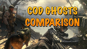 Call of Duty Ghosts Comparison Xbox One vs PS4!!!